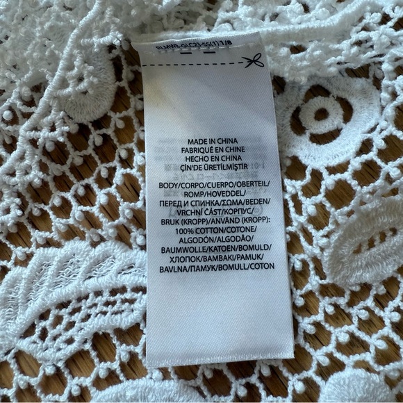 Polo Ralph Lauren Lace Polo Shirt in White - Picture 14 of 14